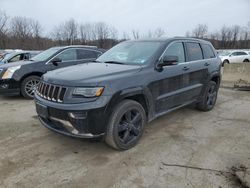 Jeep Grand Cherokee salvage cars for sale: 2015 Jeep Grand Cherokee Overland