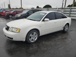 Salvage cars for sale at Miami, FL auction: 2003 Audi A6 3