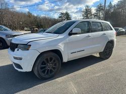 Salvage cars for sale at North Billerica, MA auction: 2018 Jeep Grand Cherokee Overland