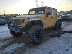 Salvage cars for sale at Elgin, IL auction: 2015 Jeep Wrangler Unlimited Sport