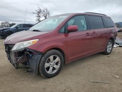 Salvage cars for sale at San Martin, CA auction: 2014 Toyota Sienna LE