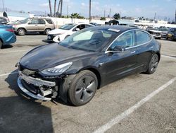 Salvage cars for sale at Van Nuys, CA auction: 2020 Tesla Model 3