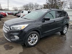 Salvage cars for sale at auction: 2018 Ford Escape SE