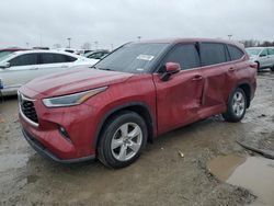 Salvage cars for sale at Indianapolis, IN auction: 2021 Toyota Highlander L