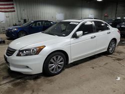 Salvage cars for sale at Franklin, WI auction: 2012 Honda Accord EXL