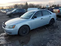 Salvage cars for sale at Chalfont, PA auction: 2007 Hyundai Sonata GLS