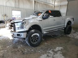 Salvage cars for sale at Kansas City, KS auction: 2016 Ford F150 Supercrew