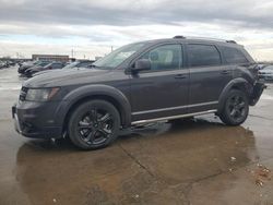 Salvage cars for sale at Grand Prairie, TX auction: 2018 Dodge Journey Crossroad