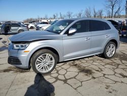 Salvage cars for sale at Bridgeton, MO auction: 2018 Audi Q5 Premium Plus