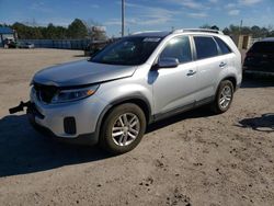 Salvage cars for sale at Newton, AL auction: 2015 KIA Sorento LX