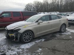 Salvage cars for sale from Copart Glassboro, NJ: 2017 Ford Fusion SE