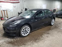 Salvage cars for sale from Copart Franklin, WI: 2022 Tesla Model 3