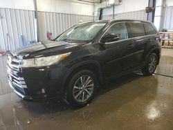 Salvage cars for sale at Casper, WY auction: 2019 Toyota Highlander SE