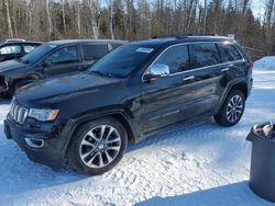 Jeep salvage cars for sale: 2017 Jeep Grand Cherokee Overland