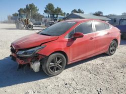 Salvage cars for sale at Prairie Grove, AR auction: 2016 Chevrolet Cruze LT