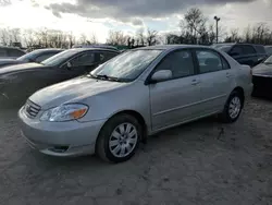 Salvage cars for sale at Baltimore, MD auction: 2003 Toyota Corolla CE