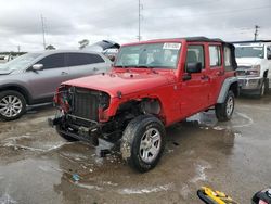 Salvage cars for sale at New Orleans, LA auction: 2011 Jeep Wrangler Unlimited Sport