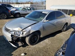 Salvage cars for sale at Spartanburg, SC auction: 2004 Toyota Camry LE