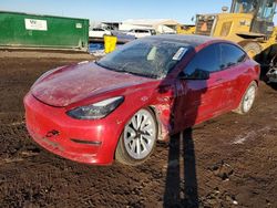 Tesla Vehiculos salvage en venta: 2022 Tesla Model 3