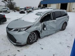 Salvage vehicles for parts for sale at auction: 2021 Toyota Sienna XLE