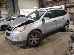 Salvage cars for sale at Eldridge, IA auction: 2011 Chevrolet Traverse LT