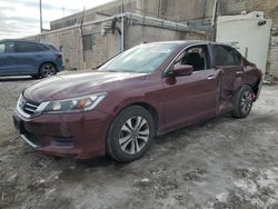 Salvage cars for sale at Fredericksburg, VA auction: 2015 Honda Accord LX