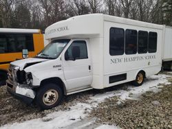 Salvage trucks for sale at West Warren, MA auction: 2015 Ford Econoline E350 Super Duty Cutaway Van