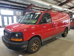 Salvage trucks for sale at East Granby, CT auction: 2012 GMC Savana G1500