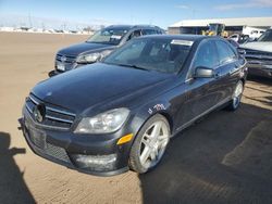 Mercedes-Benz salvage cars for sale: 2014 Mercedes-Benz C 300 4matic