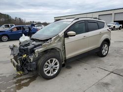 Salvage cars for sale at Gaston, SC auction: 2018 Ford Escape SE