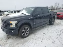 Salvage trucks for sale at Wayland, MI auction: 2016 Ford F150 Supercrew