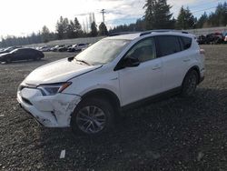 Toyota rav4 salvage cars for sale: 2018 Toyota Rav4 HV LE