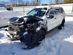 Salvage cars for sale from Copart North Billerica, MA: 2018 Ford Explorer Police Interceptor