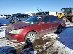 Toyota Camry le salvage cars for sale: 2004 Toyota Camry LE