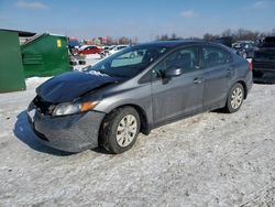 Honda Civic Vehiculos salvage en venta: 2012 Honda Civic LX