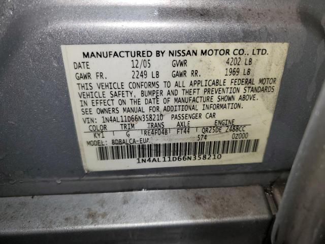 2006 Nissan Altima S