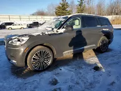 Lincoln salvage cars for sale: 2024 Lincoln Aviator Black Label