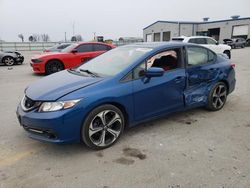 Salvage cars for sale at Dunn, NC auction: 2015 Honda Civic SI