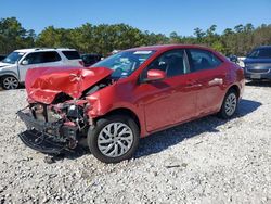 Salvage cars for sale at Houston, TX auction: 2017 Toyota Corolla L