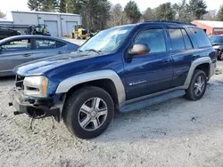 Salvage cars for sale at Mendon, MA auction: 2002 Chevrolet Trailblazer