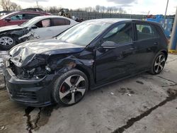 Salvage cars for sale at Duryea, PA auction: 2018 Volkswagen GTI S/SE