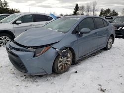 Salvage cars for sale from Copart Bowmanville, ON: 2024 Toyota Corolla LE