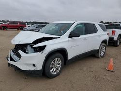 Salvage cars for sale at Houston, TX auction: 2020 Chevrolet Traverse LS