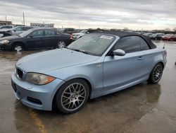 Salvage cars for sale at Grand Prairie, TX auction: 2009 BMW 135 I