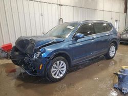 Volkswagen salvage cars for sale: 2019 Volkswagen Tiguan SE