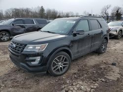 Salvage cars for sale at Chalfont, PA auction: 2016 Ford Explorer Sport