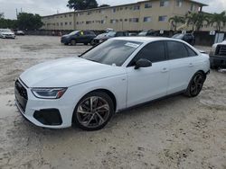 Salvage cars for sale at Opa Locka, FL auction: 2023 Audi A4 Prestige 45