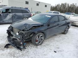 Salvage cars for sale at Cookstown, ON auction: 2024 Hyundai Elantra SEL