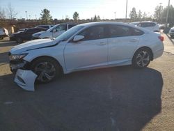 Salvage cars for sale at Gaston, SC auction: 2018 Honda Accord EXL