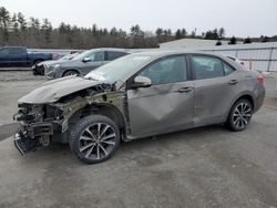 Salvage cars for sale at Windham, ME auction: 2018 Toyota Corolla L